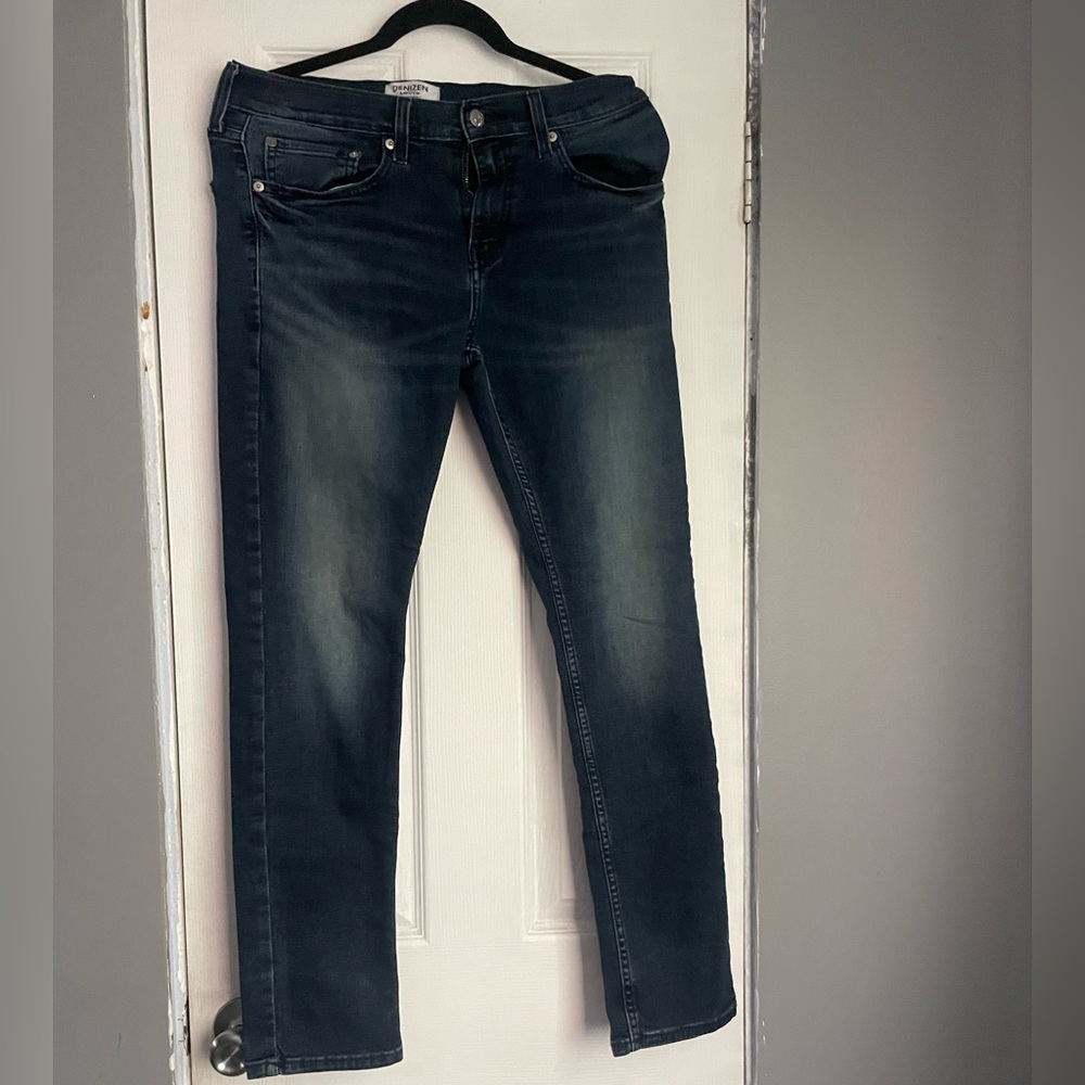 Denizen from Levi’s men jeans color: faded dark blue